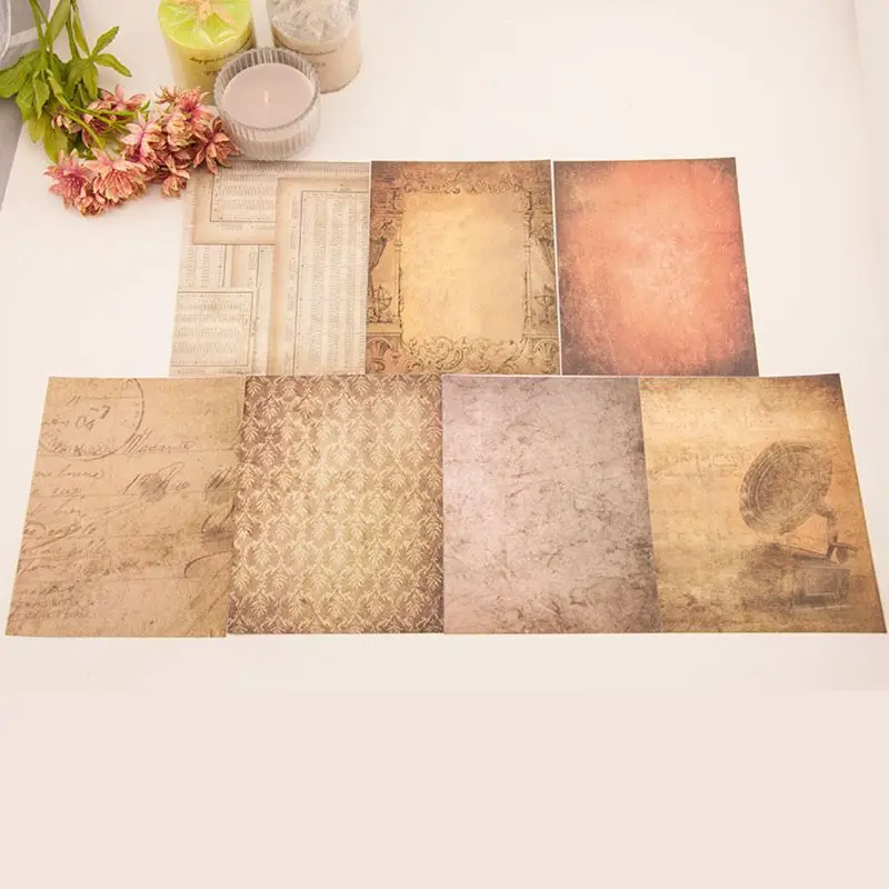 

14pcs Retro Pattern Background Paper DIY Craft Photo Album Scrapbooking Card Decor Handmade