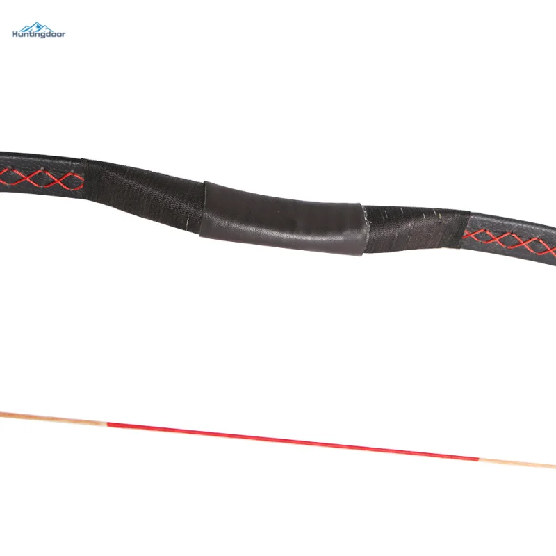 Tanie 20 55lbs łuk refleksyjny tradycyjne Drewniany łuk dla dorosłych na świeżym powietrzu sport polowanie strzelanie Sling Shot łuk 56 cal windy prawo