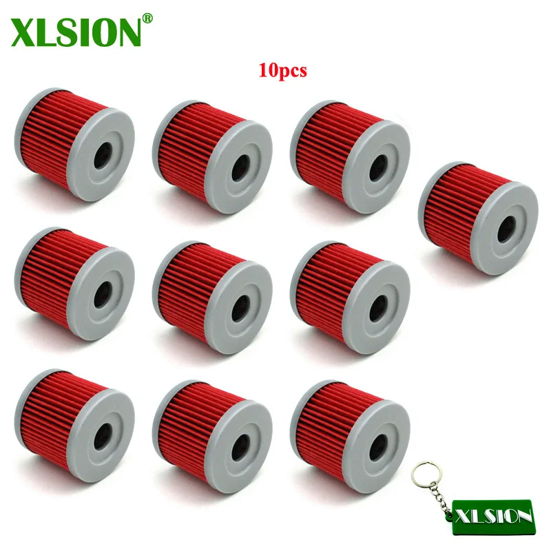 

XLSION 10pcs Fuel Oil Filter For Suzuki AN400 BURGMAN HYOSUNG GV250 GT250 AQUILA GT250