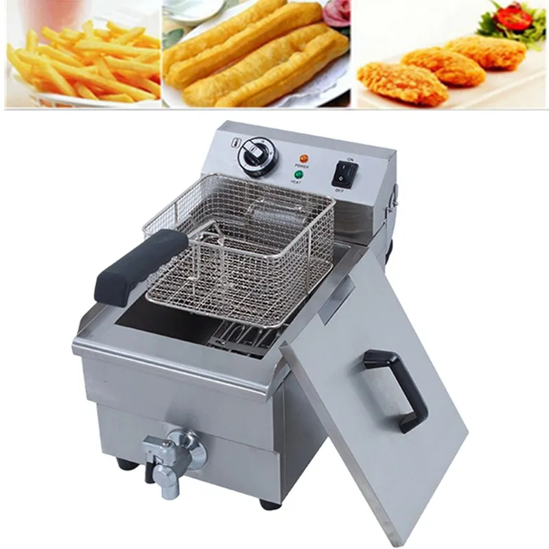Newest Deep Fryer Commercial Electric Fryer Deep Fat Chip Fryer 10