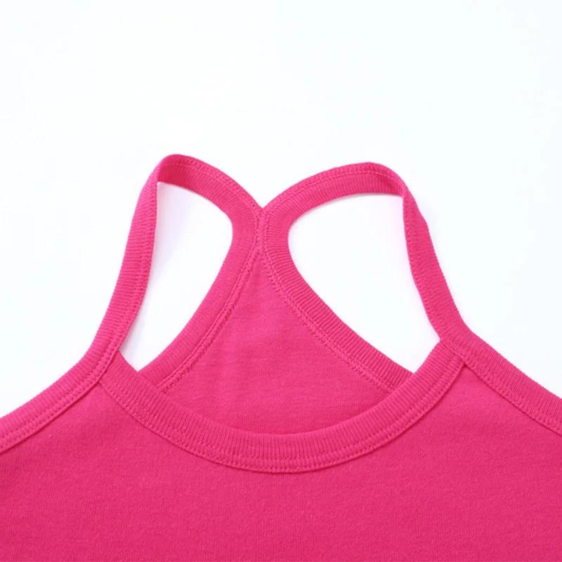 2018 Baby Tops Children Vest Boys Girls Summer T Shirts Sleeveless Tank Camisoles Solid Toddler Tees T-Shirt Size 90-160