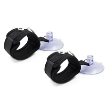 Strong sucker Soft Sex Game Handcuffs Restraints Bondage Fetish BDSM cuffs Sex toys for Couples