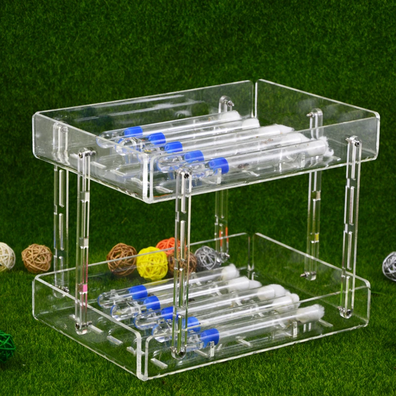 

Acrylic ant farm test tube collecting racks for ant nest tube (test tube not inlude)