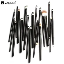 Vander Professional 20 Pcs Cosmetic Makeup Brush Set Tools Make-up Toiletry Kits Foundation Eyeshadow Eyeliner Pincel Maquiagem