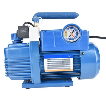 

220V Refrigerant High accuracy Vacuum Pump Air Compressor Conditioning Pump Vacuum Pump CN Plug for R134A, R12, R22, R410A, R407