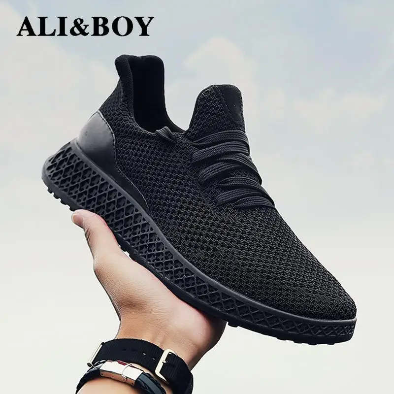 Men Sneakers Running Shoes Lightweight Sneakers Mesh Breathable Sport Shoes Jogging Walking Shoes Athletics Shoes