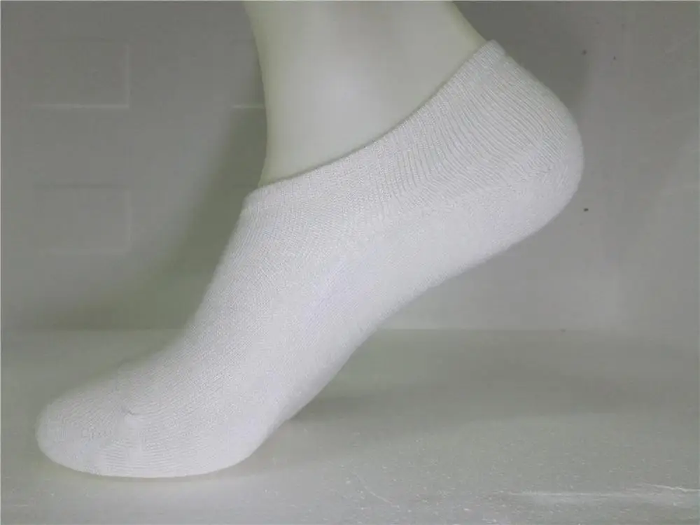 3 пары, повседневные хлопковые носки, Классические мужские короткие невидимые тапочки, мужские носки-лоферы с закрытым носком - Цвет: white