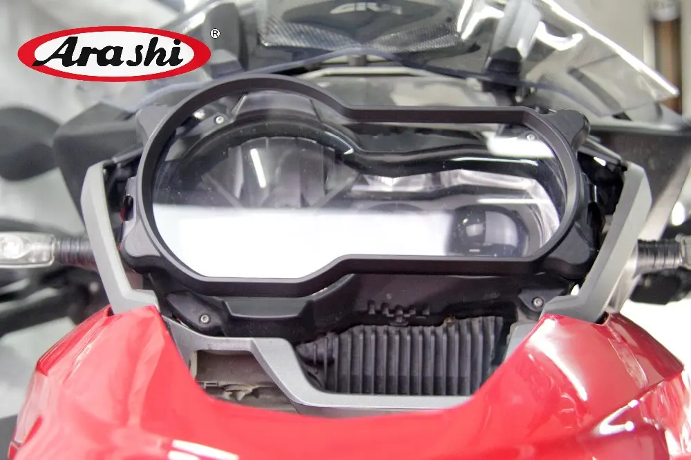 Arashi For BMW R1200GS ADV LC 2013 - 2022 PC Lense Headlight Protector CNC Aluminium Guard Cover R1200 GS R R125GS R1250GSA 2019 motorcycle frame