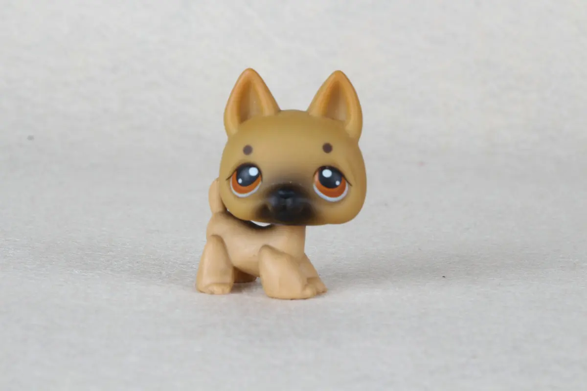 Прекрасный Pet Коллекция Оригинальные LPS #61 Браун Немецкая Овчарка Щенок Собака
