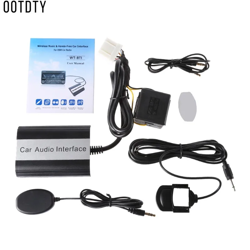 

OOTDTY 1 Set New Handsfree Auto Car Bluetooth Kits MP3 Wireless Music Receiver AUX Adapter Interface For Mazda 3 5 6 RX8 SPD