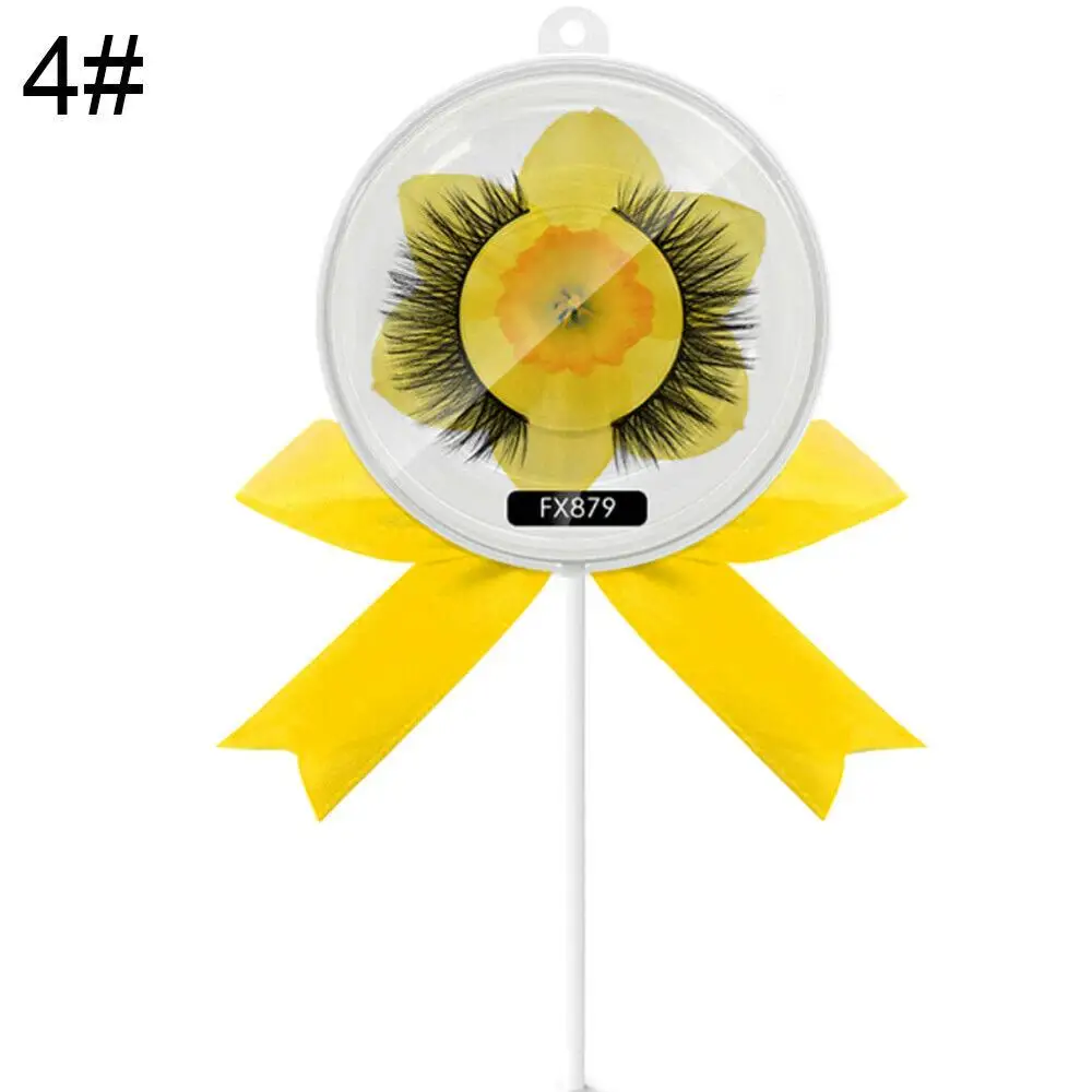 

Lollipop handmade 3D imitation bristles eyelashes natural thick long roll eyelash extension