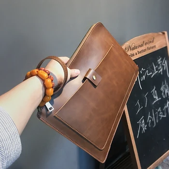 

Tidog New vintage leather man bag IPAD clutch bag