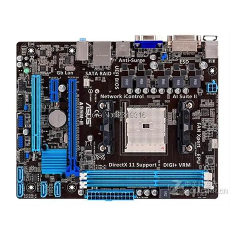 Для ASUS A55M-E используется Оригинальное гнездо для материнской платы FM2 DDR3 A55 настольная материнская плата