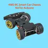 Elecrow 4WD RC Châssis De la Voiture Intelligente S3003 Métal Servo Portant Kit pour Arduino Metal Gear Moteur 25mm Robot Plate-Forme DIY Kit Robot ► Photo 1/6