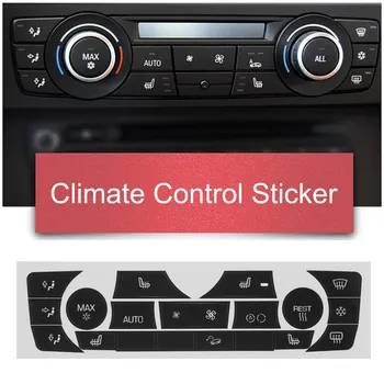 

2019 AC Climate Control Button Sticker Panel Button Car Sticker Repair Decal Kit For 2006-2011 BMW E90 E91 E92 330I Regular Type