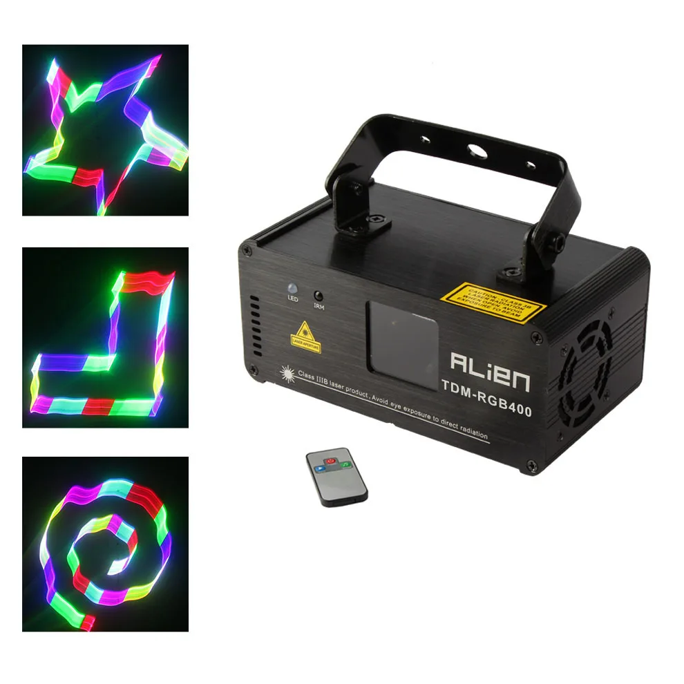 ALIEN Laser Stage Lighting Effect RGB DMX 512 Stage Light Laser Show Projetor Dj Disco Light