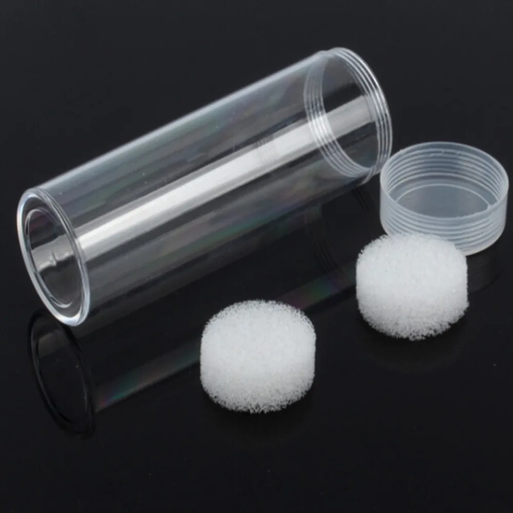 

1 Pcs 30mm Plastic Protective Tube Holder Storage Boxes Clear Round Cases Coin Storage Applied Wholesale