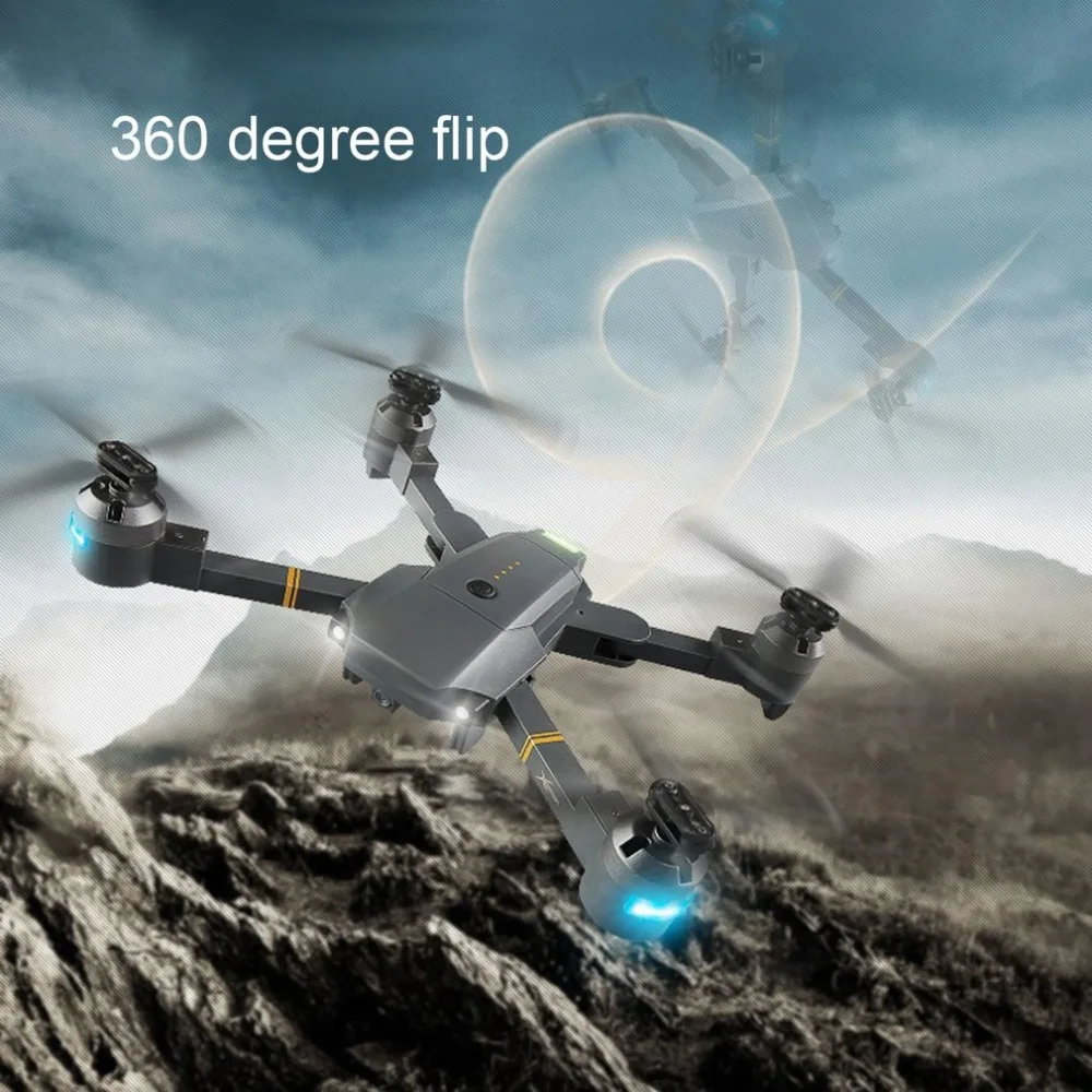 

Christmas Attop XT-1 2.4GHz Gyro Foldable Drone Wi-Fi 2MP HD Camera FPV RC Quadcopter Headless Mode Altitude Hold 3D Flips