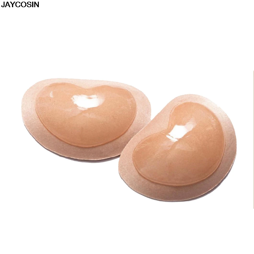 

JAYCOSIN Women's Breast Push Up Pads Swimsuit Accessories Silicone Bra Pad Nipple Cover Stickers Patch Beige Black new 20190222