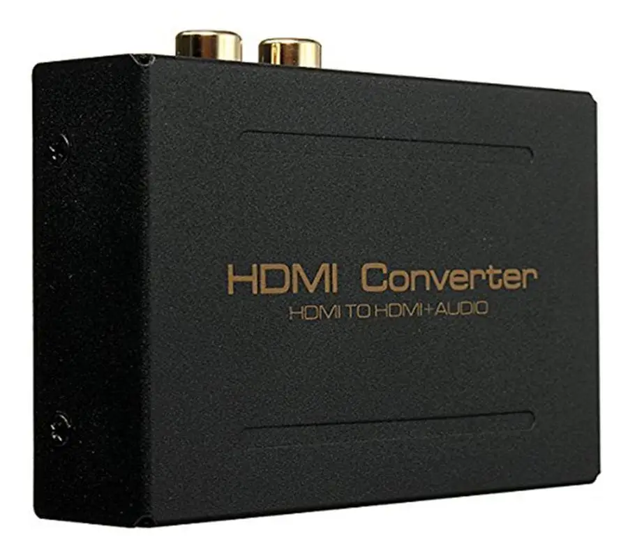 HDMI to HDMI + SPDIF + RCA L/R Audio Extractor Converter Sound Audio