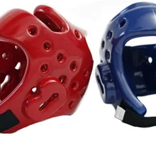 Бокс Санда Каратэ Муай Тай тхэквондо шлем тренировочный шлем для детей взрослых мужчин синий и красный четыре размера M L XL