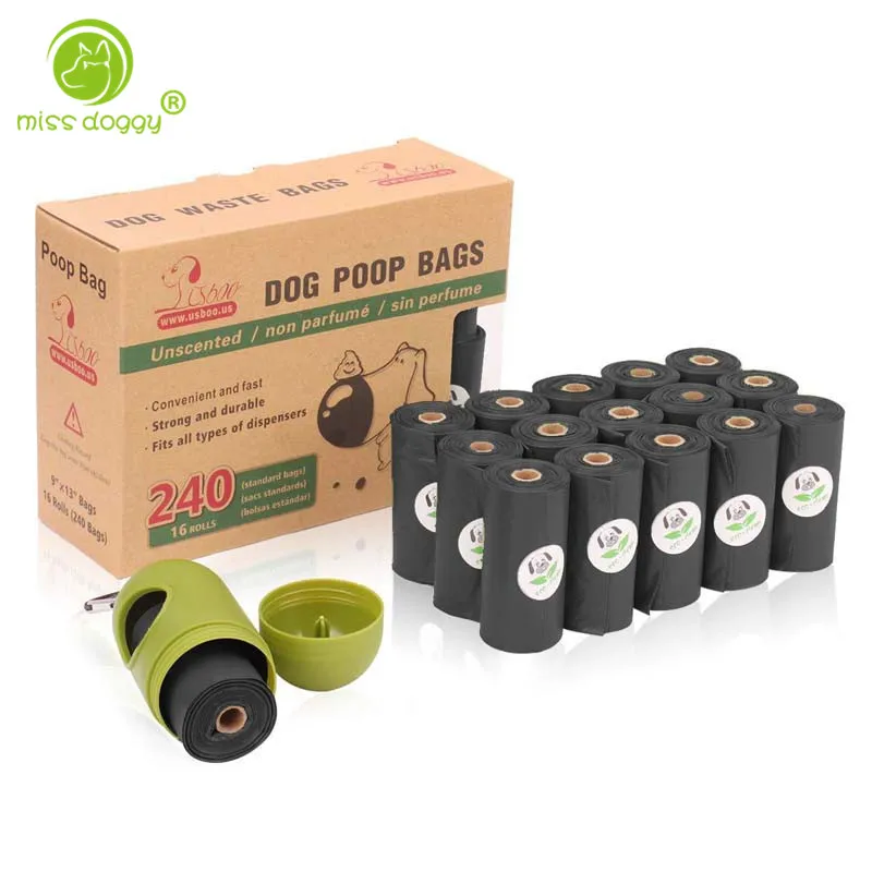 New Arrival 16 Pcs Classic Simple Pet Dog Poop Bag Dispenser High Quality Strong Durable Bags for Dogs Outdoor Portable 10A | Дом и сад