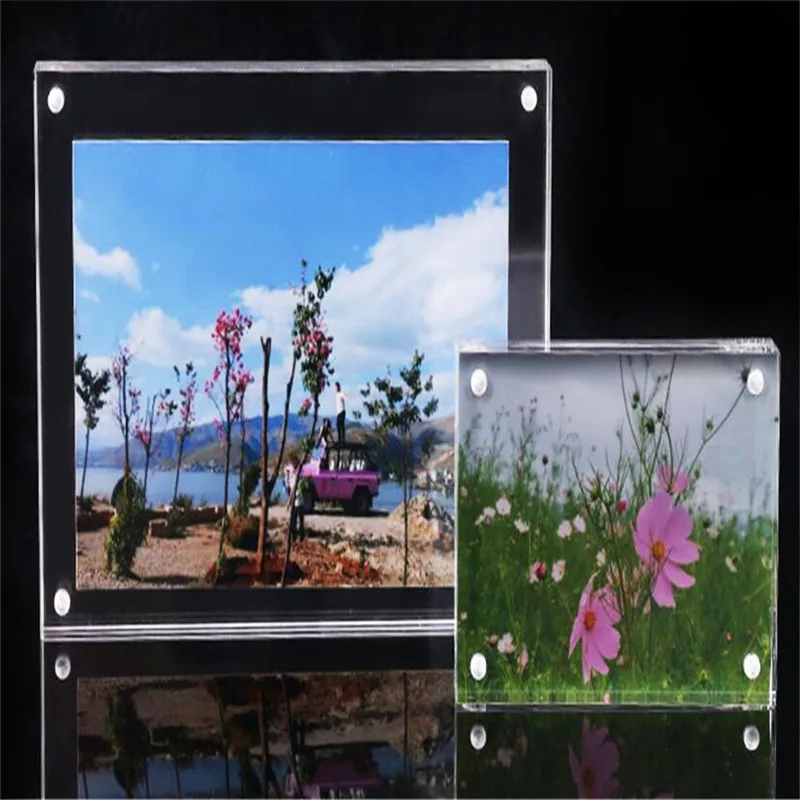 Acrylic Photo Frame Photo Frames Display Double faced Crystal