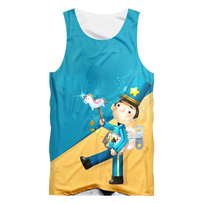 CJLM аниме Singlets человек 3d Забавный принт Щелкунчик безрукавки для женщин мужчин