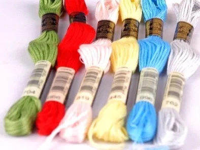 

pcs Original French DMC Thread Embroidery Cross Stitch Floss Thread 8.7 Yard Long 6 Strands cross stitch skeins oneroom