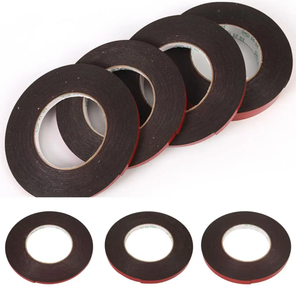 10M/Roll Repair Black Dust Proof Sponge Foam Tape Double Sided Adhesive, Auto Gasket Phone PCB Sealing