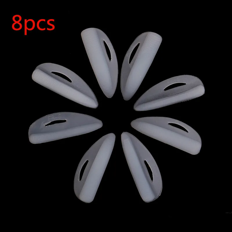 8pcs False Fake Eyelash Shield Pad Silicone Eyelash Permanent Perm Curler Curling Root Lifting Gasket Eyelash Assistant