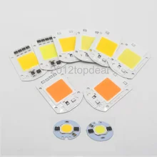 Светодиодный потолочный светильник CoB Чип 3 Вт, 5 Вт, 7 Вт, 9 Вт, 20 Вт, 30 Вт, 50 Вт, светильник лампочка 220V IP65 умная ИС(интеграционная схема белое свечение, теплое белое свечение, для Светодиодный точечный светильник Потолочные Светильник