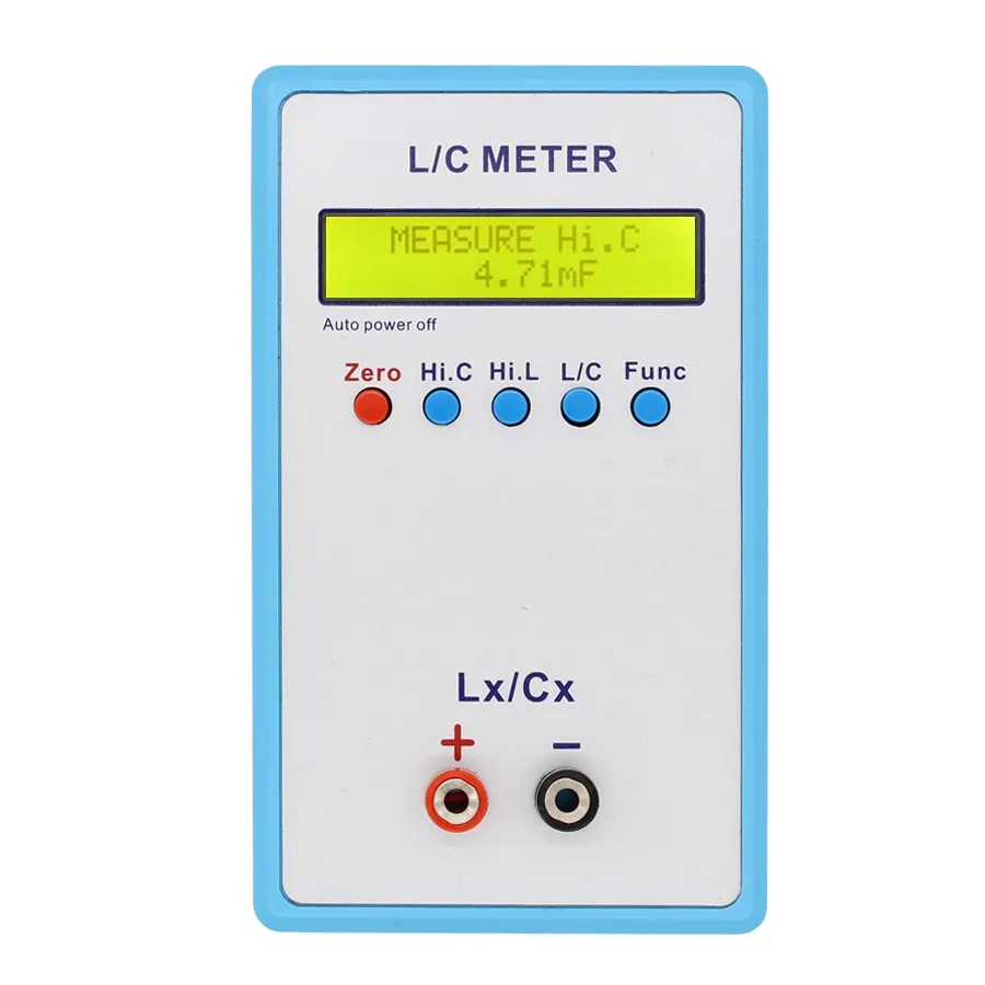 Измеритель емкости и индуктивности JUNTEK LC 200A Digital LCD измеритель 1pF 100mF 1uH
