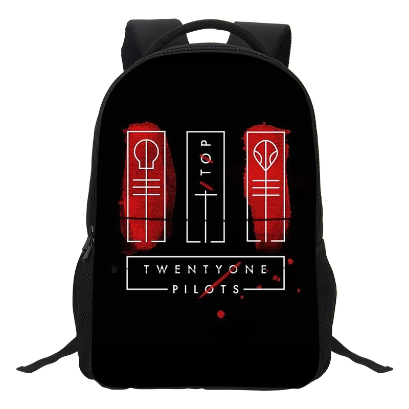 VEEVANV школьные рюкзаки для мальчиков модные сумки на плечо с принтом Twenty One Pilots