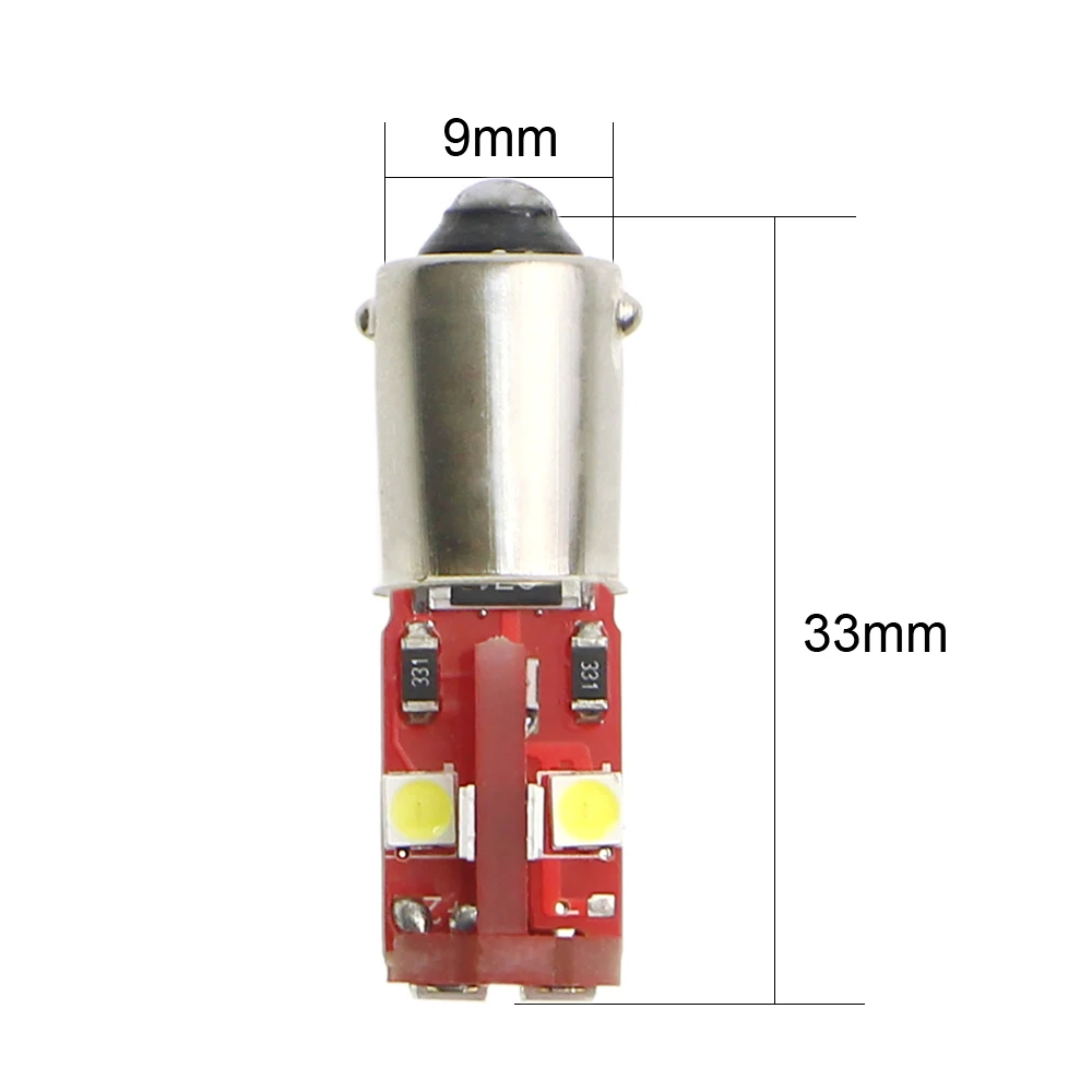 KEIN 2 шт. H21W BA9S BAX9S BAY9S H6W T4W ba9 10smd 3030 боковые габаритные огни для салона автомобиля