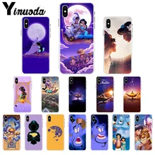Yinuoda Aladino y Jasmine cartoon TPU funda de silicona suave para iPhone X de Apple XS MAX 8 7 6 6S Plus 5 5S SE XR funda(China)