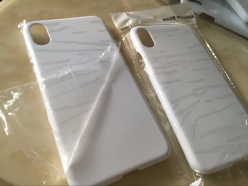 

New Arrival for iphone XS MAX sublimation 3D case 3d blank cover for iphone XS MAX 3d white case GLOSSY MATTE 20pcs/Lot
