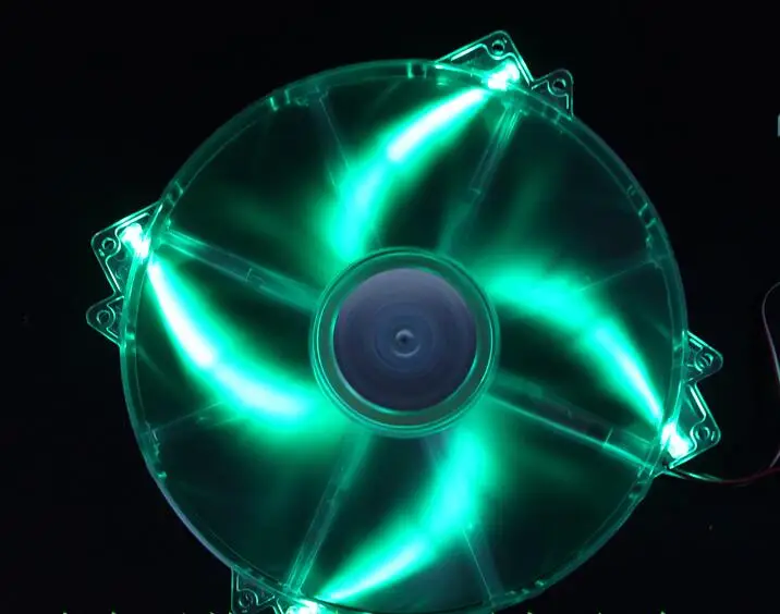 Чехол-вентилятор, цветной светодиодный вентилятор, 12 В постоянного тока, дополнительный USB 12 В, 200 мм, 20 см вентилятор, чехол для компьютера, CoolerMaster CM20030-светодиодный