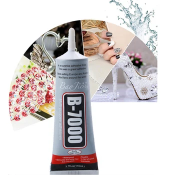 

2 Pcs B6000 DIY 50ML B-6000 Multipurpose Adhesive Jewelry Rhinestones Craft Fix Touch Screen Middle Frame Housing Glass Glue