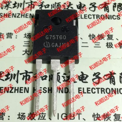 5 шт./лот G75T60 IGW75T60T TO-247 75A/600V Новый бтиз транзистор | Электронные компоненты и