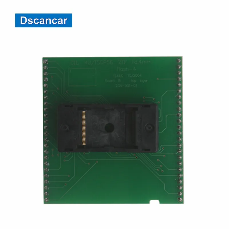 TSOP56 FLASH 4 гнездо адаптера для чипа программиста DIL48/TSOP56 адаптера|adapter holder|adapter e27 to