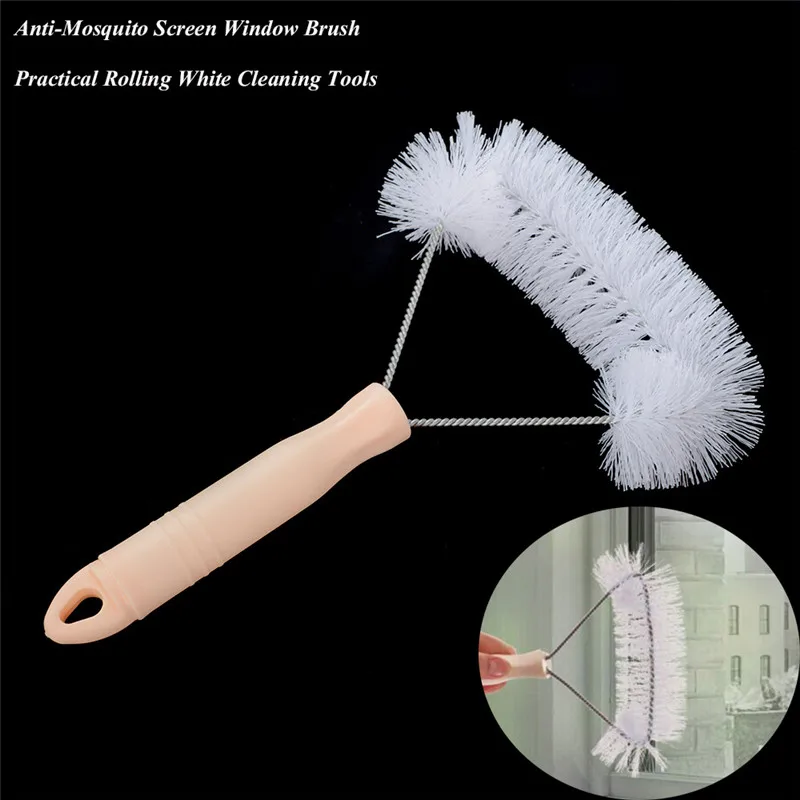 

1Pcs Kitchen Cleaning Brush Durable Anti-Mosquito Screen Window Brush Cleaner Rolling Cleaning Practical Tools Drop Shipping