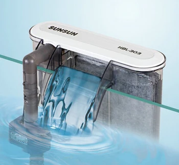 

Sensen hbl-303 fish tank filter small fish tank ultra-thin external wall waterfall filter mute