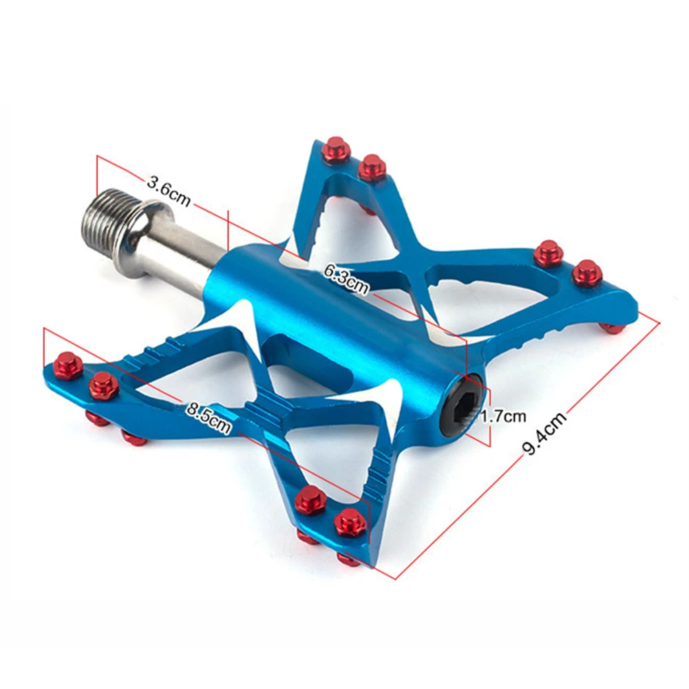Педали для велосипеда, титановые педали для горного велосипеда, MTB, шоссейные, велосипедные, 3 подшипника, ультралегкие педали, серебристые, черные, красные, золотые