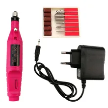 Бесступенчатая скорость многофункциональная ручка электрический набор для полировки ногтей/профессиональное приспособление для выравнивания ногтей