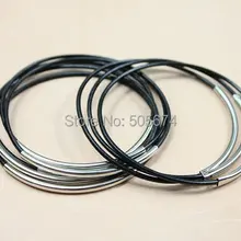 Пояса из натуральной кожи браслет с золотыми или серебряными трубки акценты богемный Stackable Браслет черный