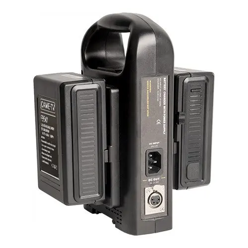 

CAME-TV V-Mount Battery Charger With Two 95 Watt Batteries