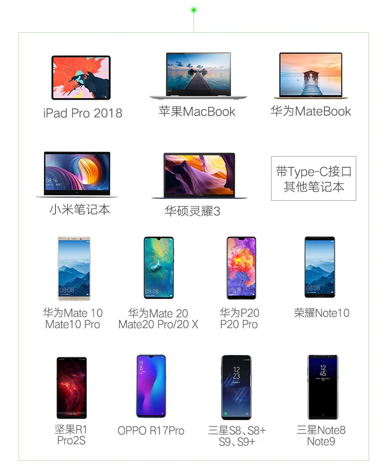 6 в 1 USB C концентратор USB 3,0 HDMI 4 K VGA для MacBook Pro Xiaomi Asus lenovo ноутбук huawei mate 10 20 mate book type C