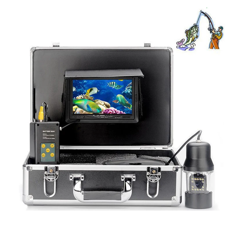 Подводная камера для рыбной ловли хорошо качели бассейн видео камера наблюдения видео рыболокатор 360 Вращение СВЕТОДИОДНЫЙ монитор 50 м