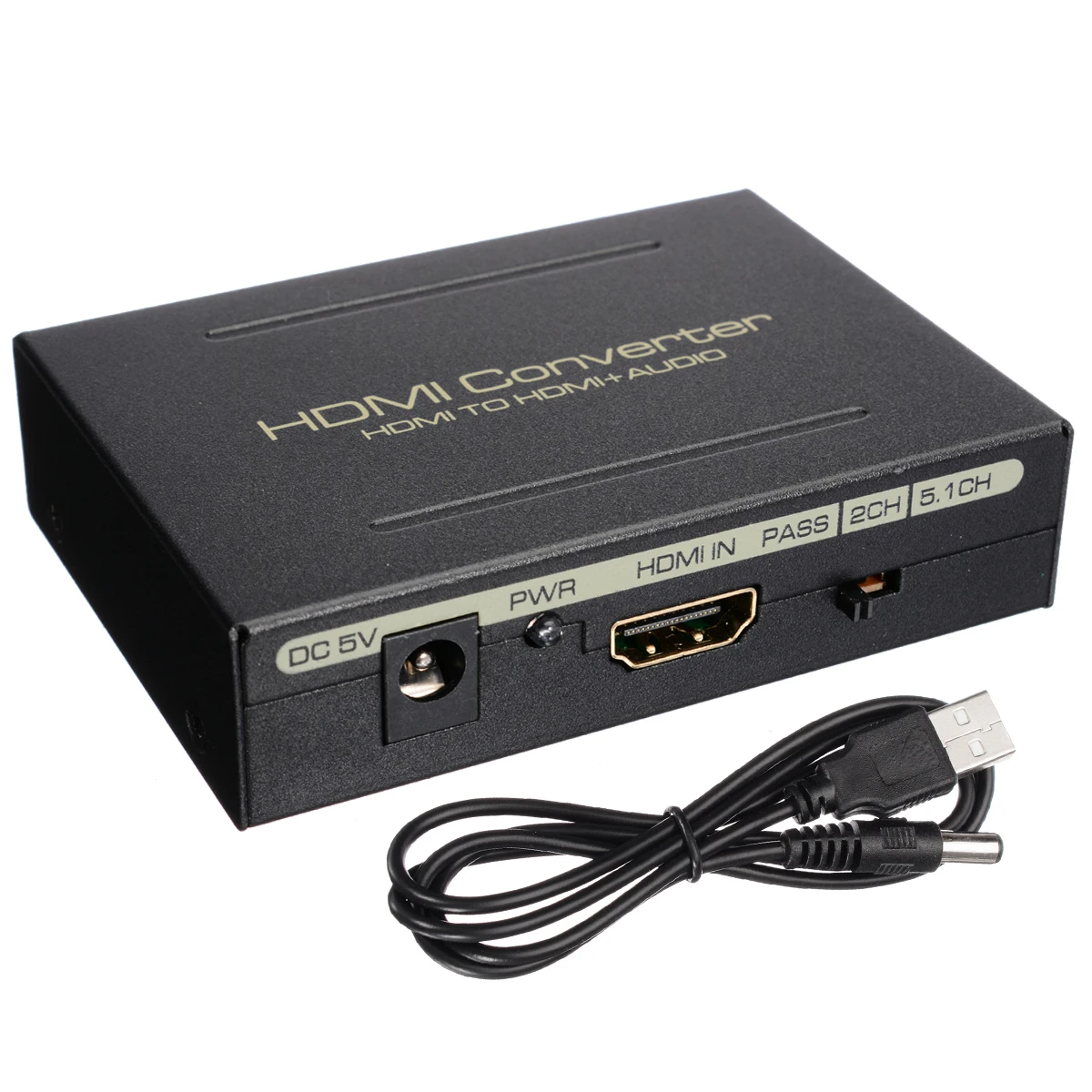 HDMI аудио экстрактор оптический SPDIF RCA аналоговый аудио экстрактор конвертер сплиттер 1080P HDMI к HDMI аудио сплиттер+ USB кабель